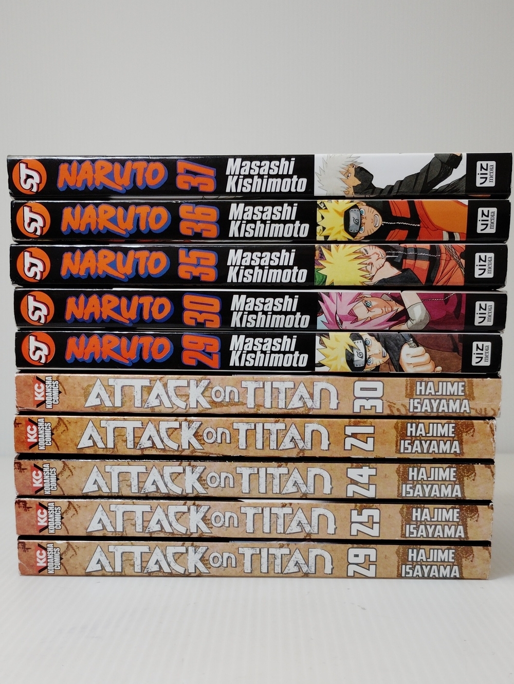 Naruto & Attack on Titan Manga Bundle!